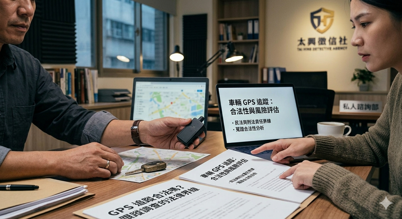 GPS 追蹤合法嗎？跟蹤調查的法律界線｜=｜太興徵信社徵信Q&A解答